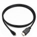 Yellow-Price High Speed 6FT Micro HDMI to HDMI cable Converter with Ethernet Droid EVO HTC 4G 1080P